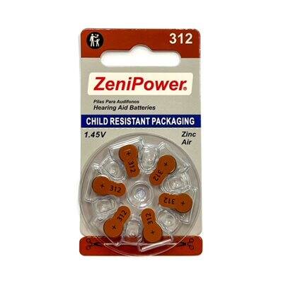 ZeniPower MF Batteries (10 cards of 6 batteries) - 312