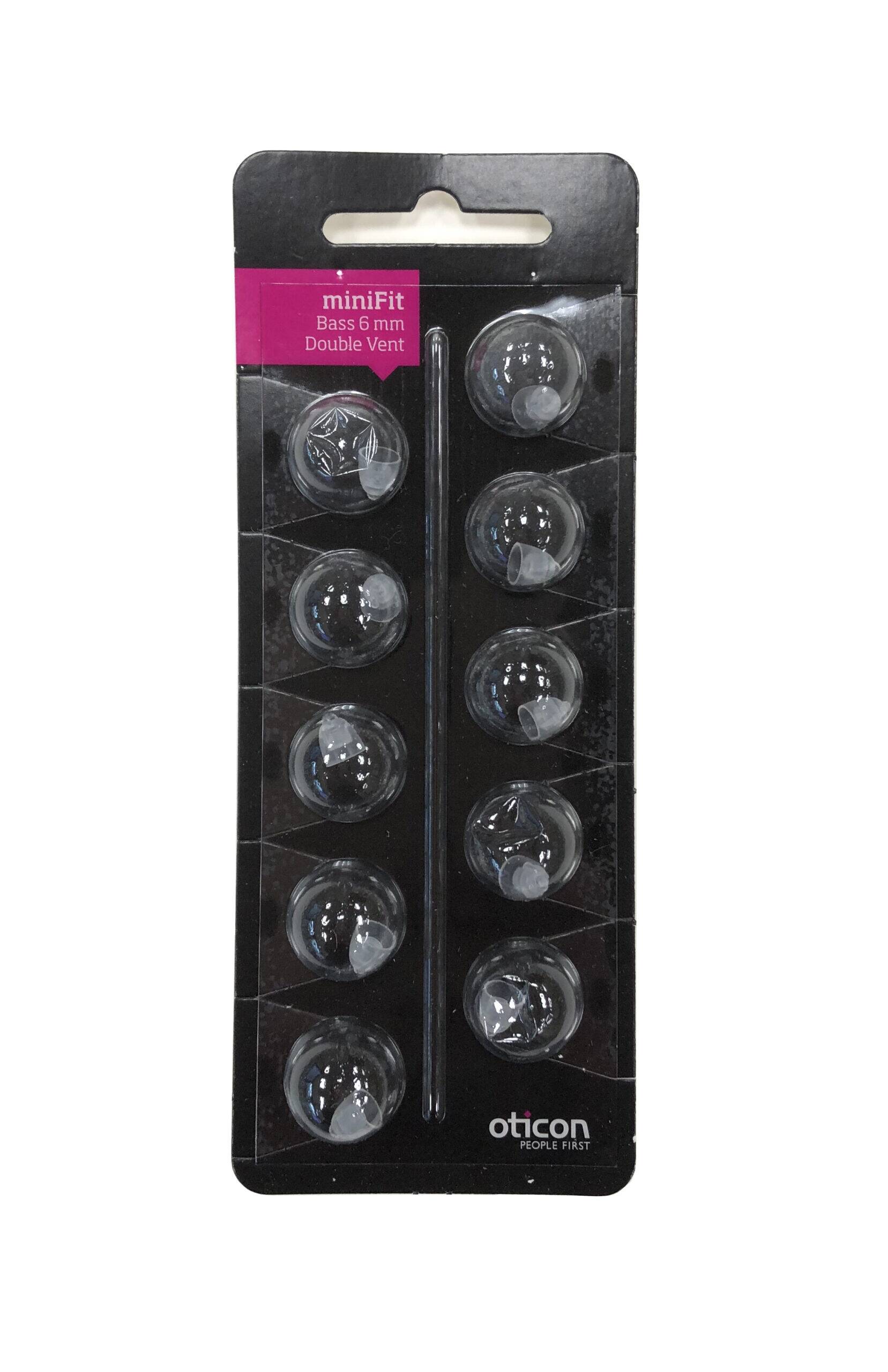 Oticon miniFit Double Vent (Pack of 10)