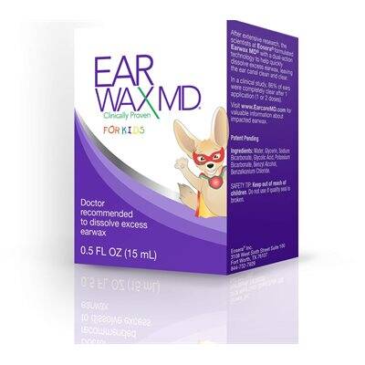 EarWax MD for Kids Take-Home Kit With Bottle (0.5 oz.) & Bulb Syringe